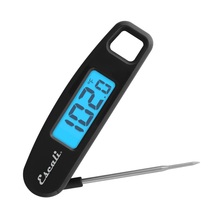 Digital Compact Folding Thermometer - black