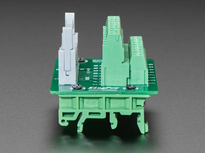 DIN Rail 2x8 IDC to Terminal Block Adapter Breakout by The Pi Hut - The Pi Hut