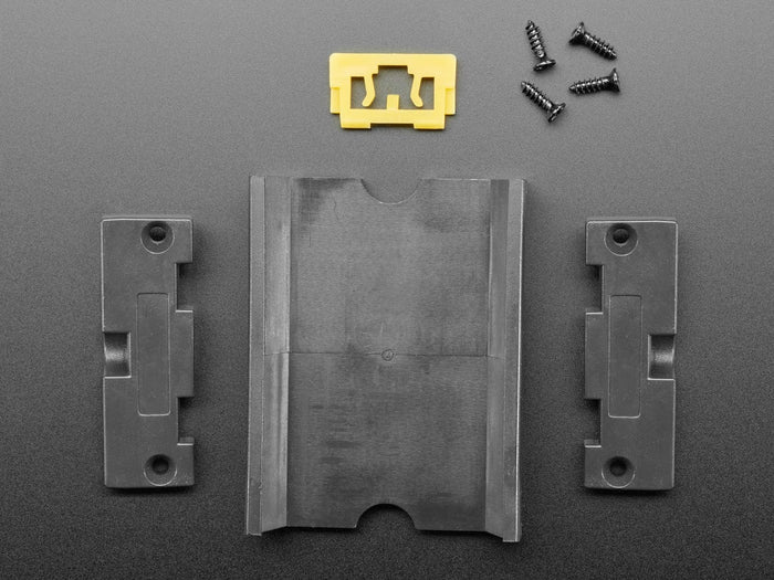 DIN Rail Generic PCB Holder - 50x80mm by The Pi Hut - The Pi Hut