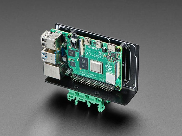 DIN Rail Mount Bracket for Raspberry Pi / BeagleBone / Arduino by The Pi Hut - The Pi Hut