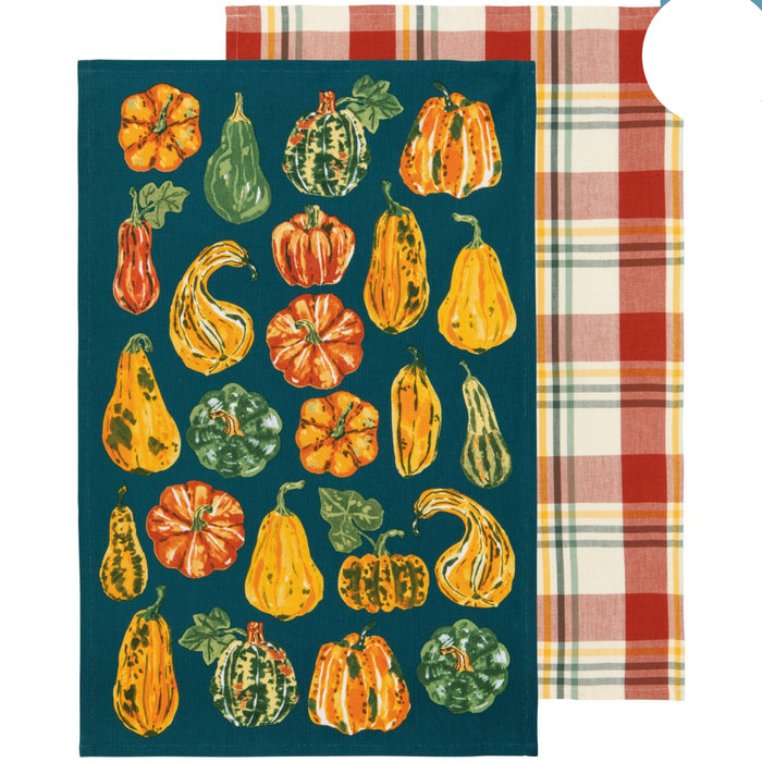 Dishtowel Set- Harvest Gourds