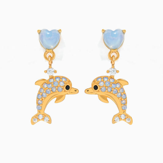 Dolphin Dangle Earrings
