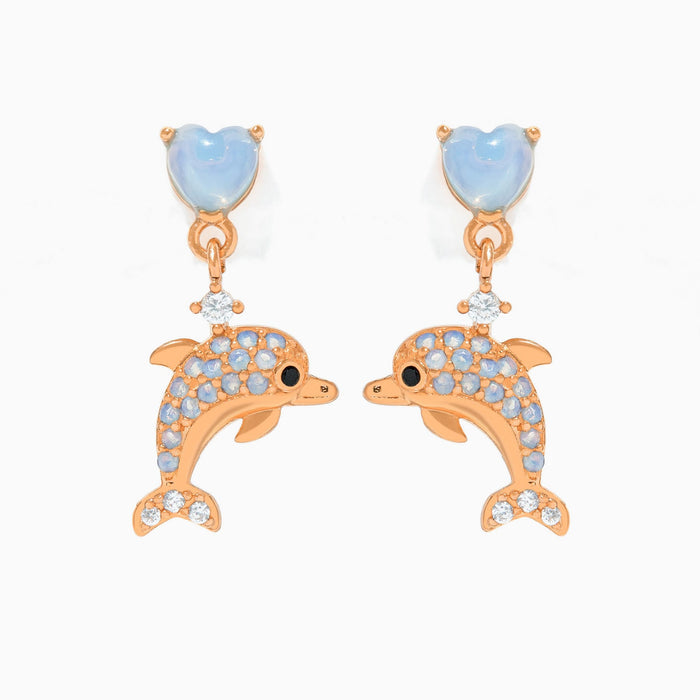 Dolphin Dangle Earrings