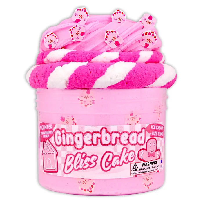 Dope Slimes 8 oz Gingerbread Bliss Cake Holiday Slime