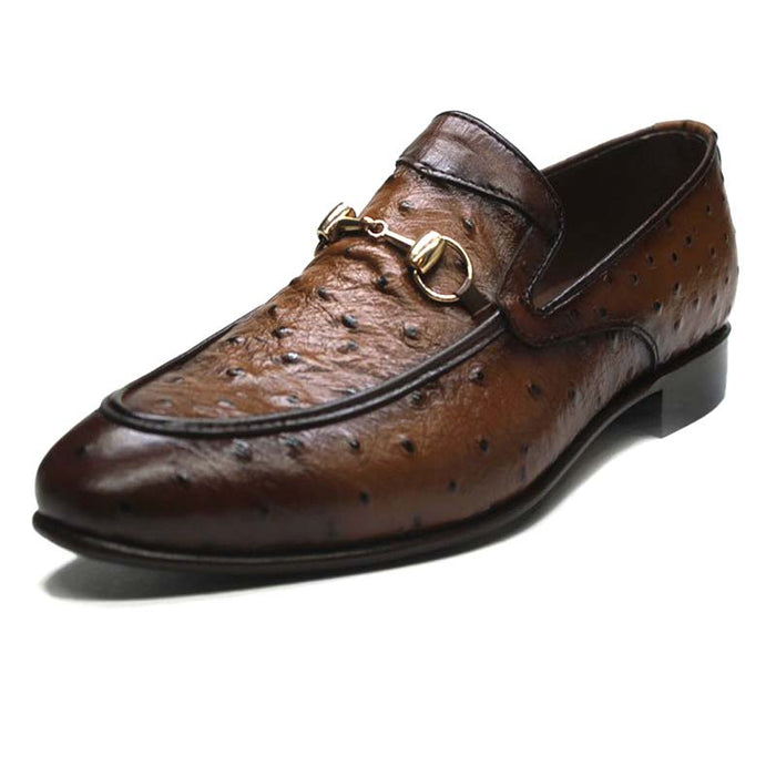 Dot Leather Moccasin