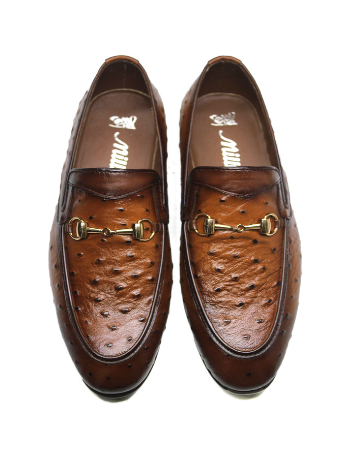 Dot Leather Moccasin