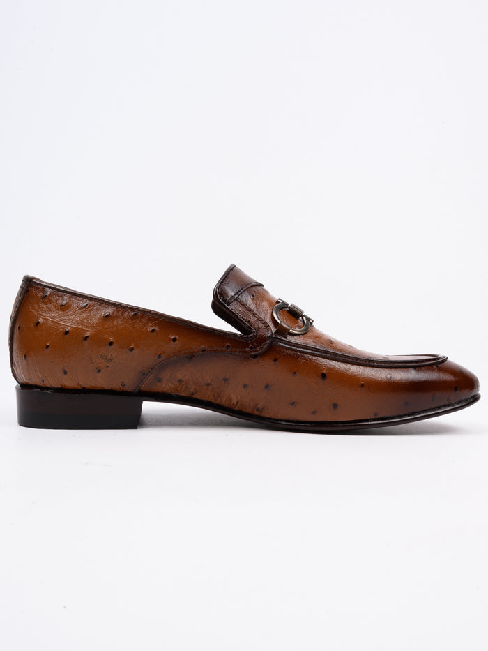 Dot Leather Moccasin
