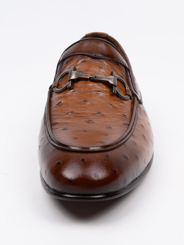 Dot Leather Moccasin