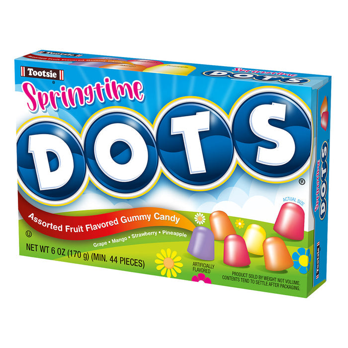Dots Springtime Gummy Candy Theater Box - 12 Count