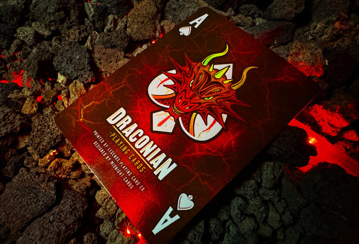 Draconian Crimson Playing Cards