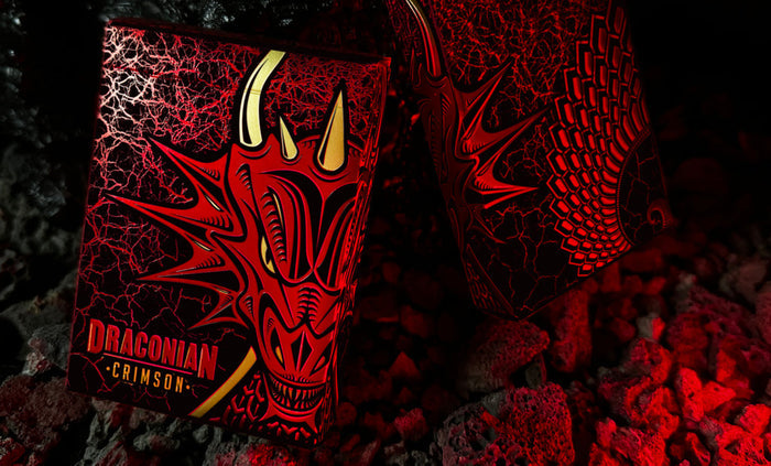 Draconian Crimson Playing Cards