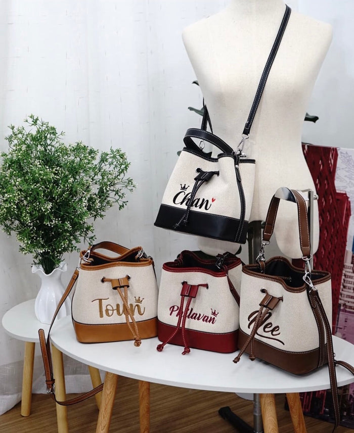 Drawstring Bucket Bag - Travellers Hat Boutique