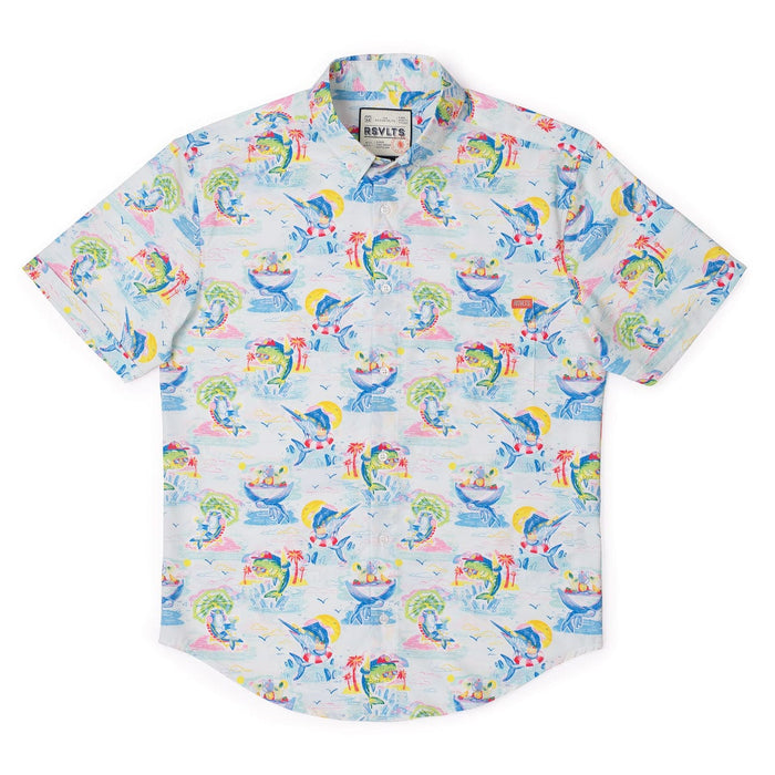 RSVLTS RSVLTS Short Sleeve Shirt "Drinking Like Fish" – KUNUFLEX Short Sleeve Shirt