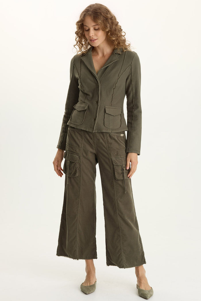 XCVI Dunne Twill Knit Stretch Blazer