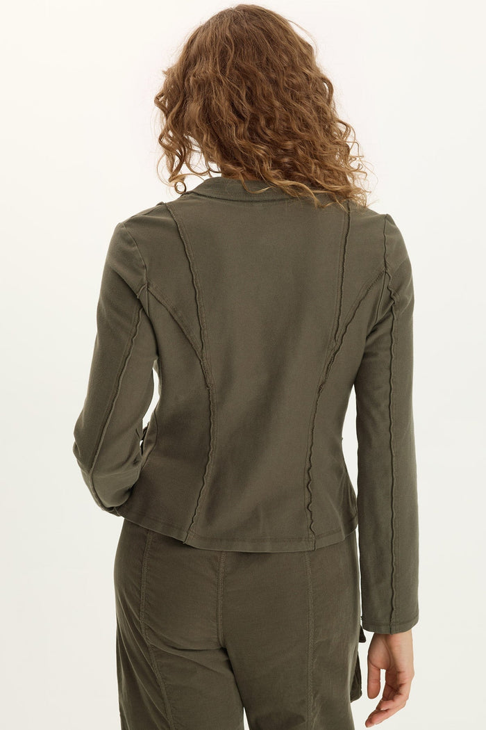 XCVI Dunne Twill Knit Stretch Blazer