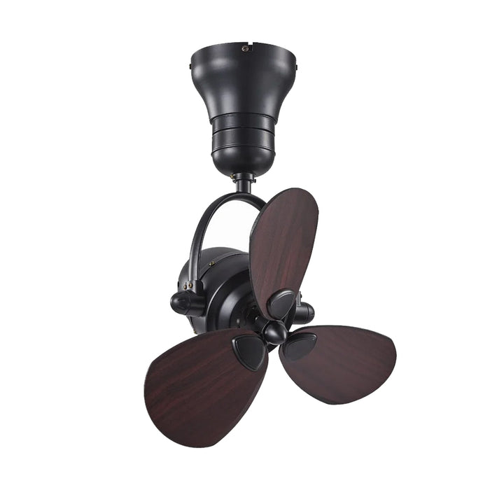 Black / Dark Wood or Black / Hagar Ceiling Mount