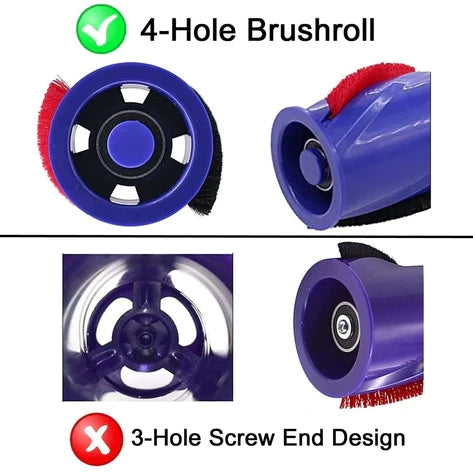 Dyson V6 V7 Brushroll for Dyson V6 SV04 SV06 SV09 SV11 | V7 SV11 Vacuum Motorhead Brush Bar Roll 240mm |966084-01 | 967157-01 | 966084-04