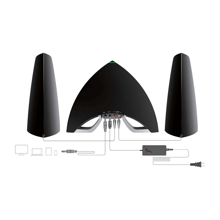 e3360 Prisma Encore 2.1 Bluetooth Audio Speakers