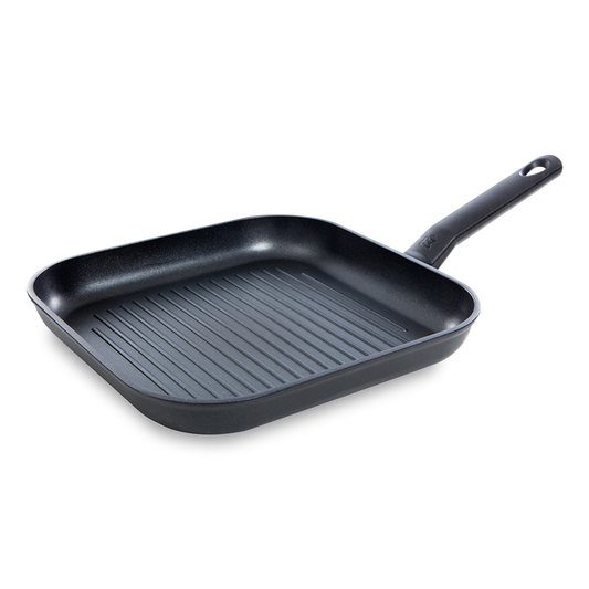Easy Induction grillpan 26x26 cm zwart vooraanzicht