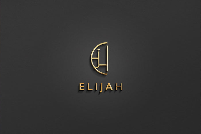 ELIJAH - Name Logo Design | Instant Download | Premade Logo | Minimalist Design