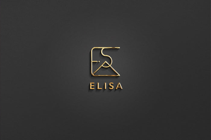 ELISA - Name Logo Design | Instant Download | Premade Logo | Minimalist Design