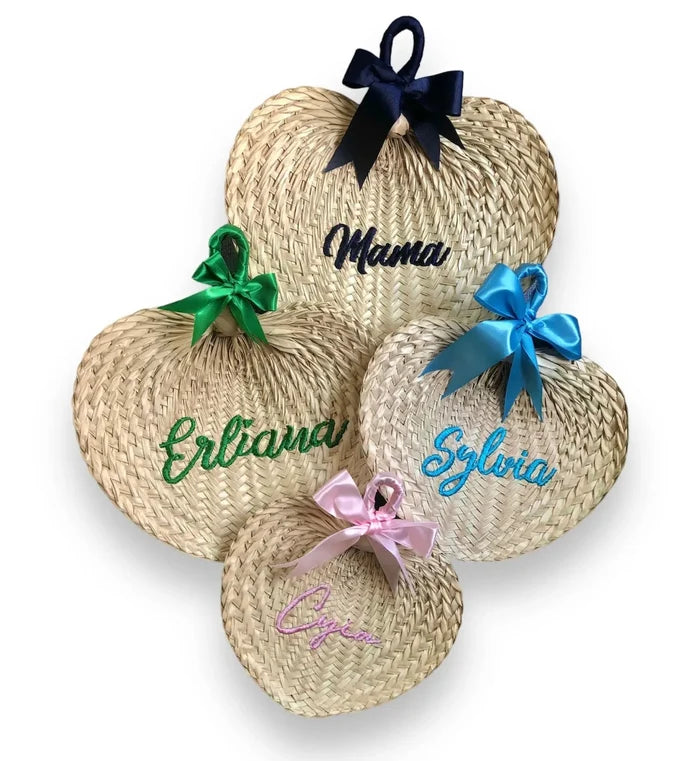 embroidered abaniko fan