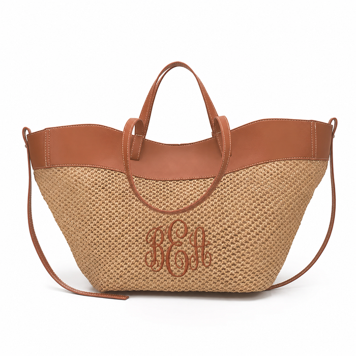 Embroidered Carryall Tote