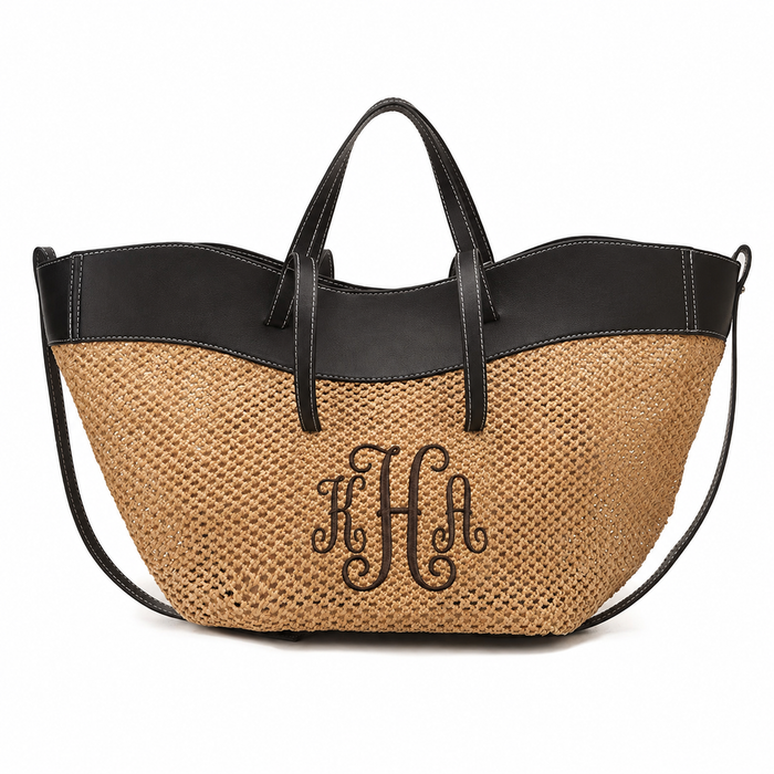 Embroidered Carryall Tote