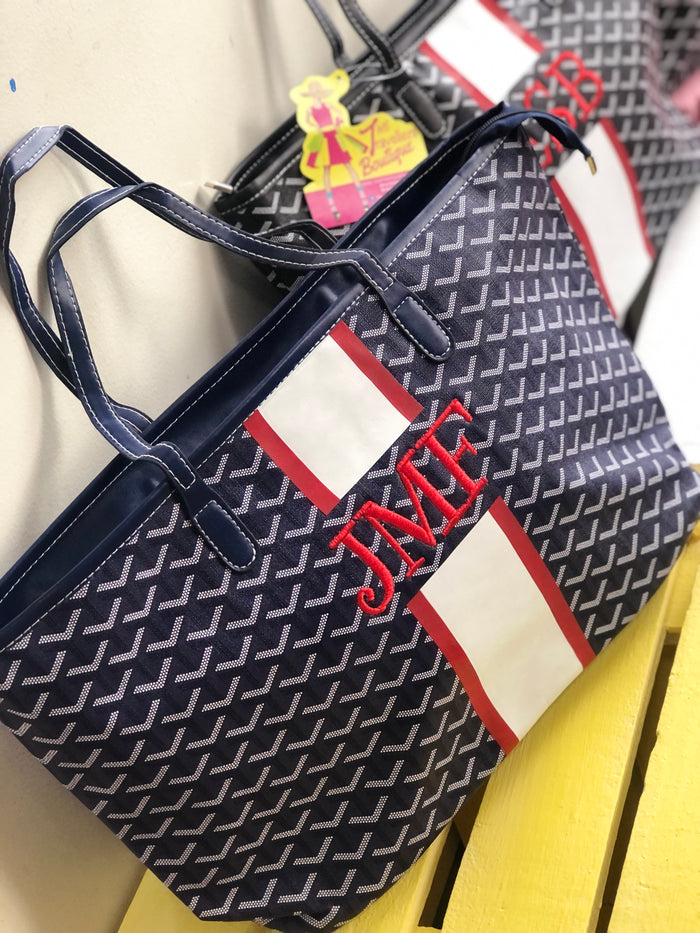 Embroidered Casual Tote - Travellers Hat Boutique