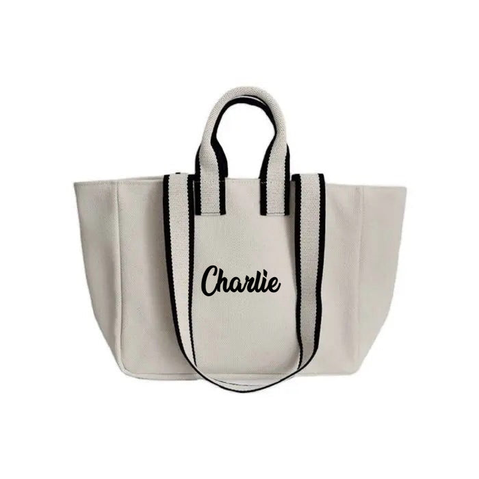 OFF WHITE / BLACK HANDLE