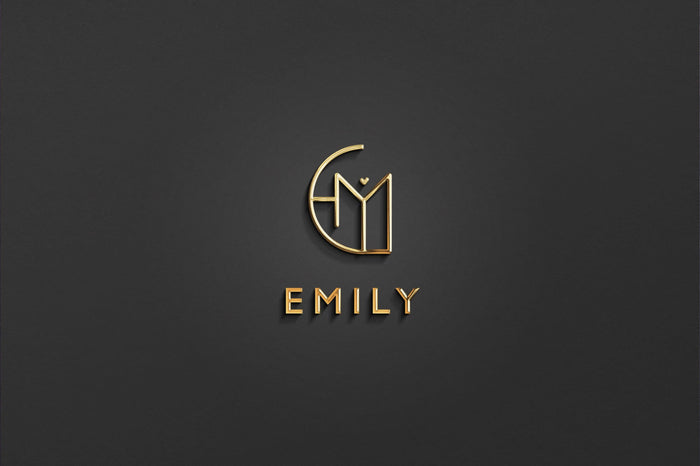 EMILY - Name Logo Design | Instant Download | Premade Logo | Minimalist Design