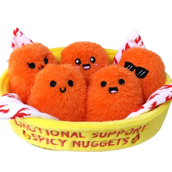 Emotional Support Spicy Nuggets Set of 5 Plush Toys by What Do You Meme