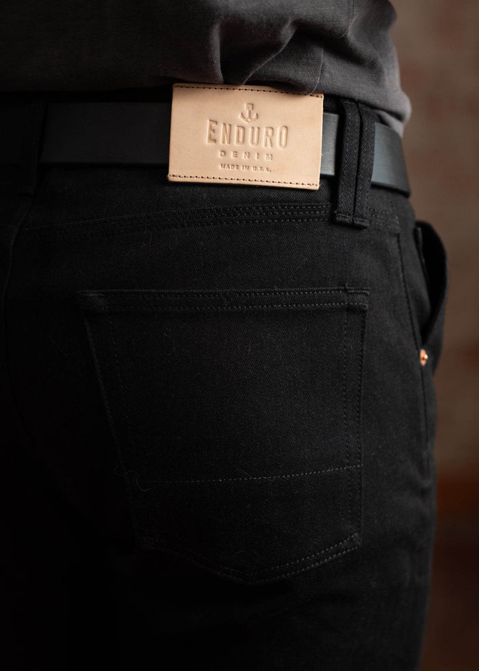 Enduro Denim Jeans in Black - Iron & Resin