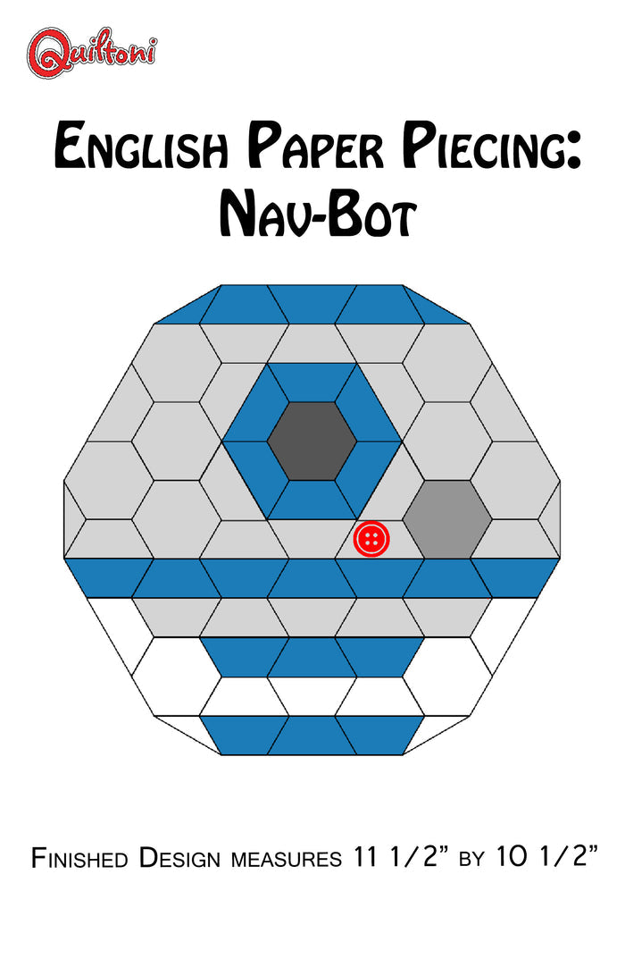 English Paper Piecing: Nav Bot Full Kit (Pattern Included)