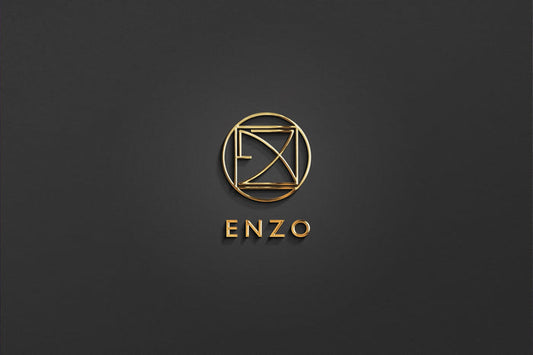 ENZO - Name Logo Design | Instant Download | Premade Logo | Minimalist Design