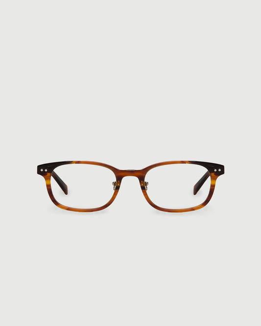 Cherry Tort::Ernest Eyeglasses rectangle tort acetate front