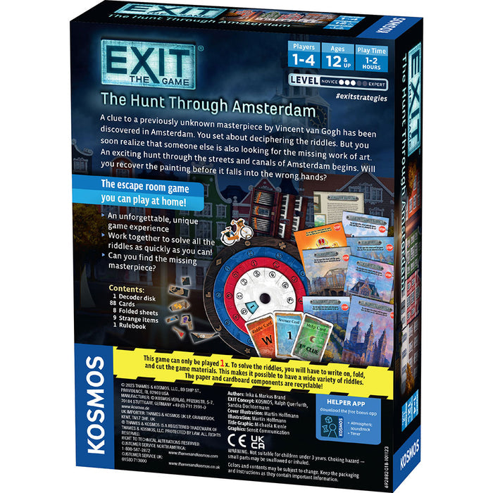 EXIT: The Game - The Hunt Through Amsterdam Games Thames & Kosmos