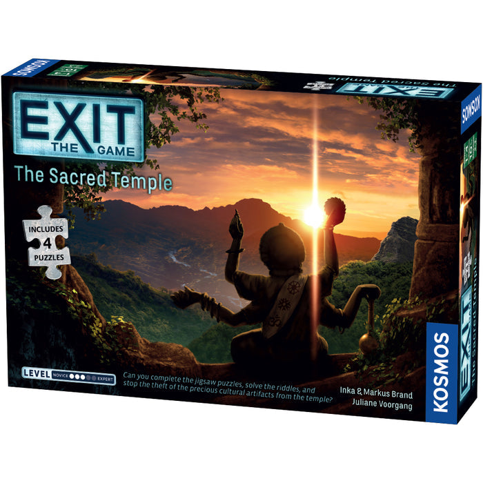 EXIT: The Sacred Temple (with Jigsaw Puzzles) Games Thames & Kosmos
