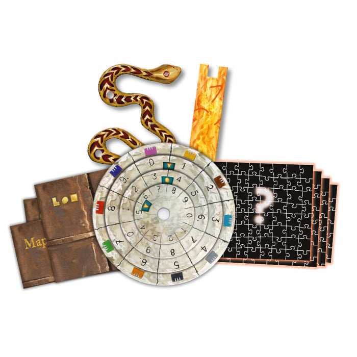 EXIT: The Sacred Temple (with Jigsaw Puzzles) Games Thames & Kosmos