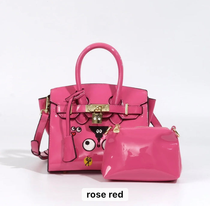 Eye Theme Glossy Bag Travellers Hat Boutique