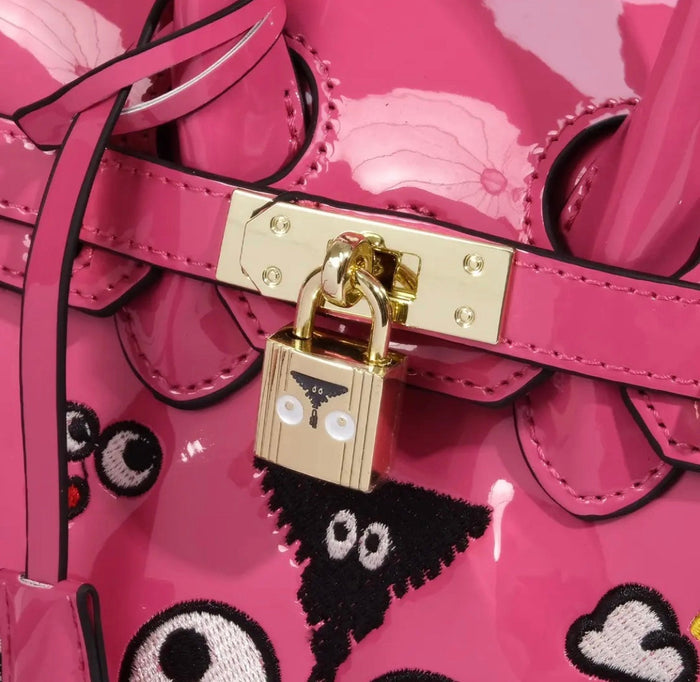 Eye Theme Glossy Bag Travellers Hat Boutique