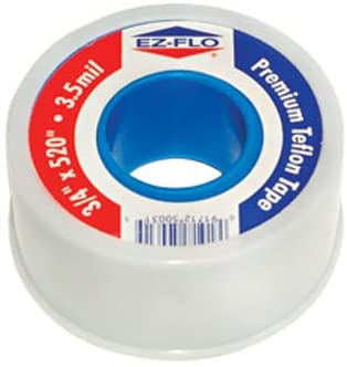 EZ-Flo Premium Teflon Thread Seal 1/2" & 3/4" x 260" - 3.5mil - EZF072 Mega