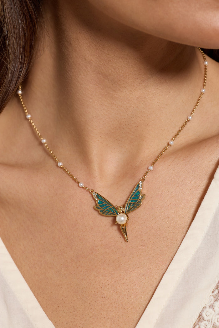 Fae Wings Fairy Pendant Necklace