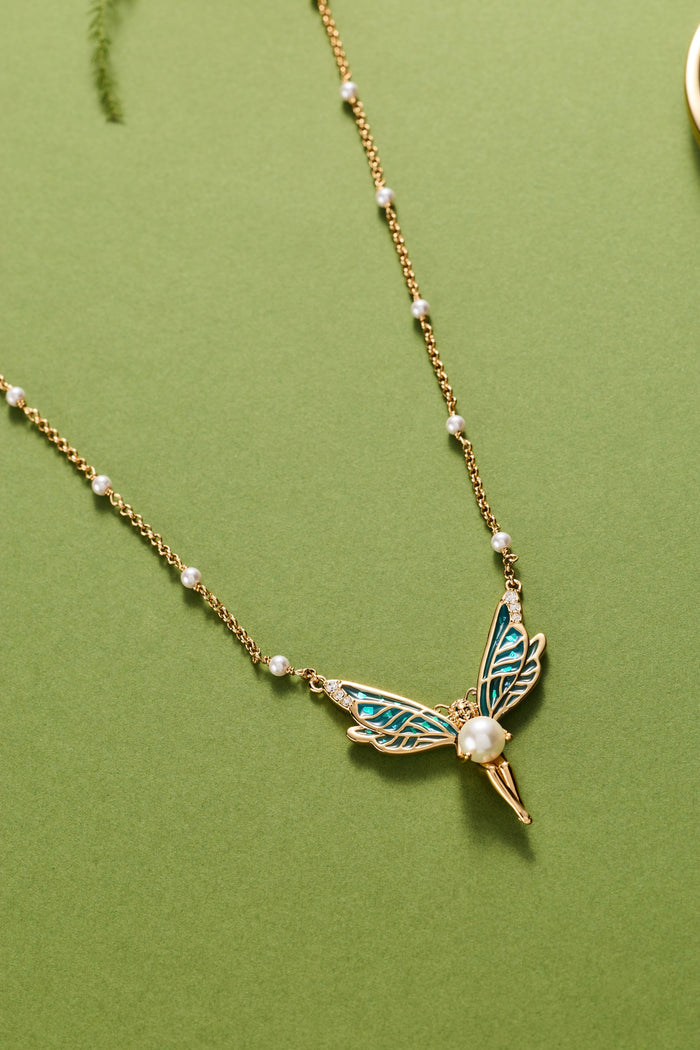 Fae Wings Fairy Pendant Necklace