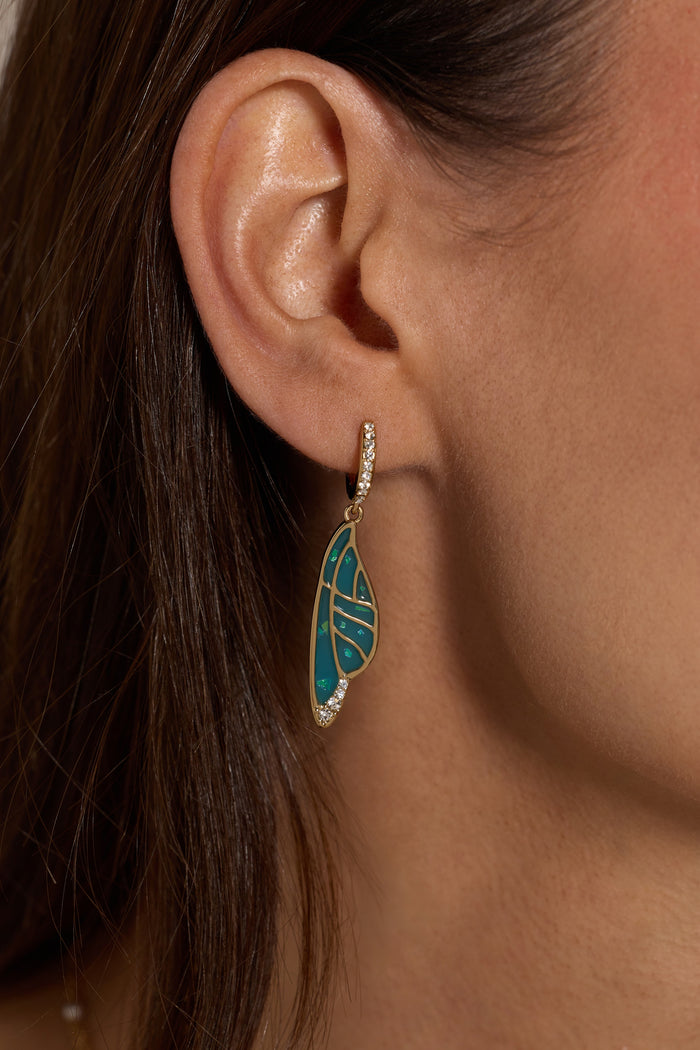 Fae Wings Statement Earring