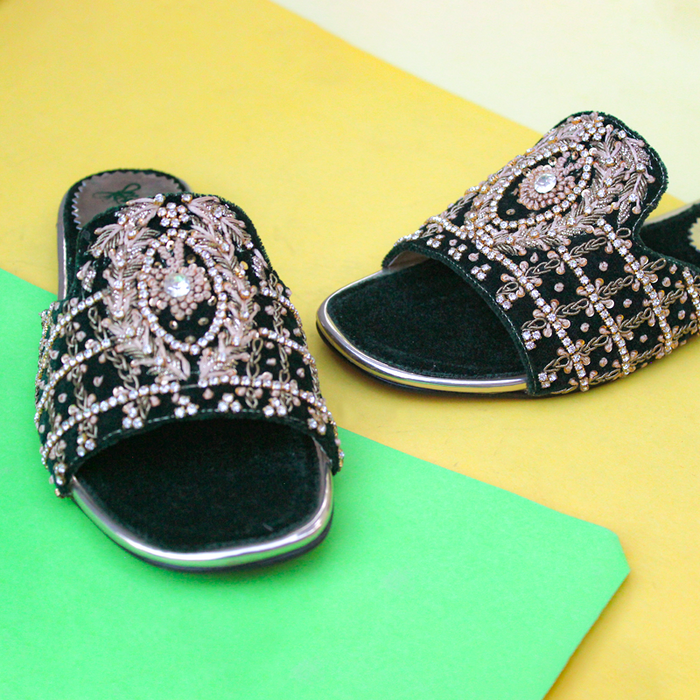 Fancy Party Wear Slippers For Women