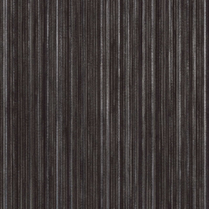 SINGLE ROLL / Textured Black Linen