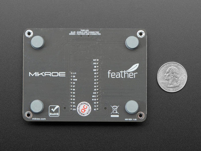 Feather Click Shield by MikroElektronika [Discontinued] by MikroElektronika - The Pi Hut