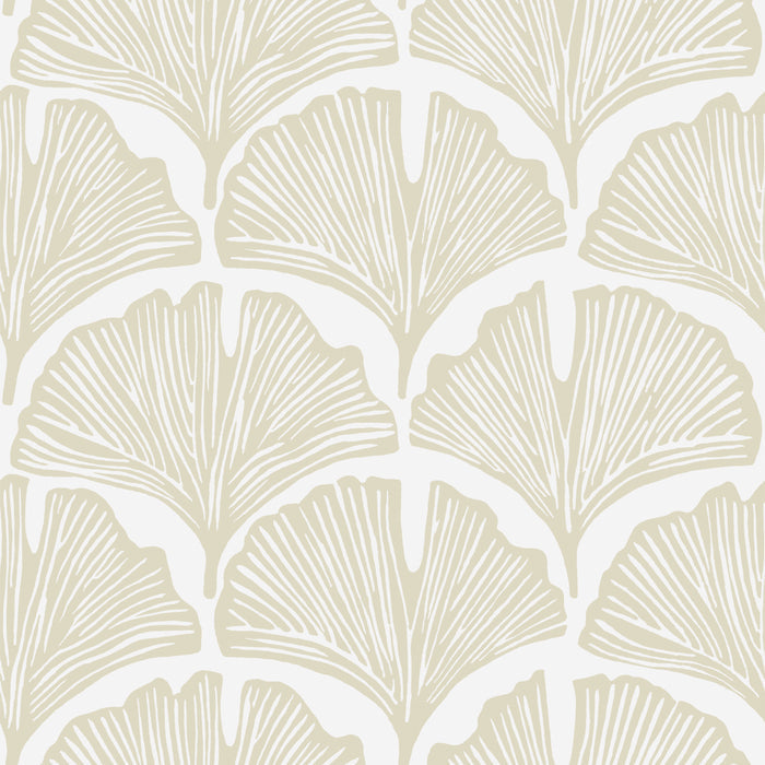 SINGLE ROLL / Waverly White Palm