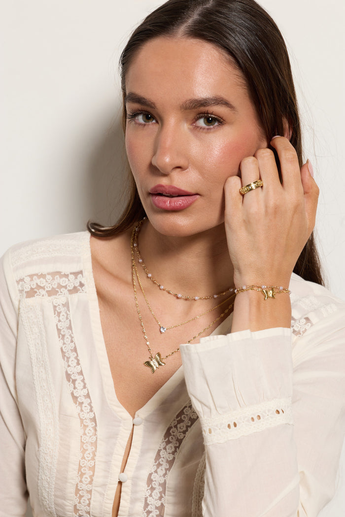 Festival Double Strand Butterfly Bracelet